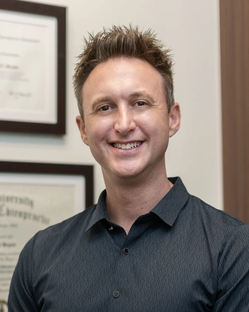 Dr. Michael Bryant at the clinic.